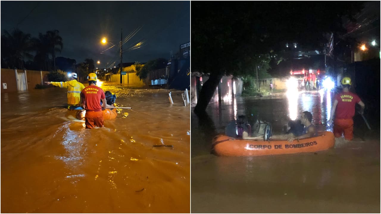 O Corpo de Bombeiros de Goiás atendeu diversas ocorrências de alagamento em Goiânia após a chuva intensa da noite de segunda-feira (13/01) e madrugada desta terça-feira (14/01).